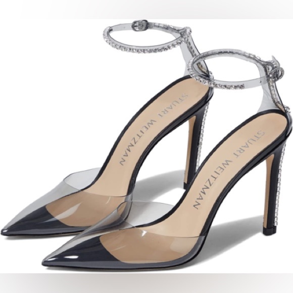 Stuart Weitzman Shoes - Stuart Weitzman Glam 100 Strap Pumps
